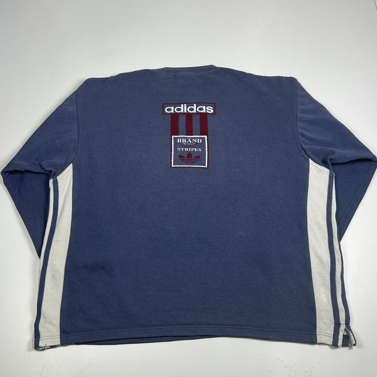 XXL - Vintage 1990's Adidas Brand with the three stripes Sweatshirt