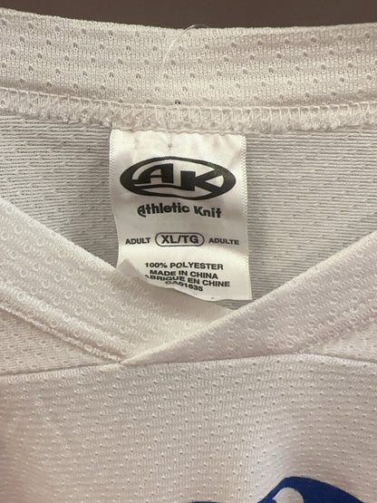 XL - White Athletic Knit #11 Long Sleeve Football Jersey