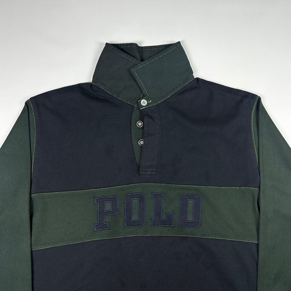 S - 1990's Polo Ralph Lauren Colorblock Rugby Shirt