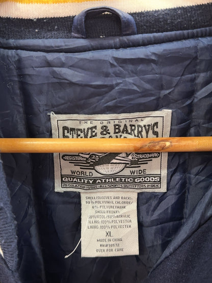 XL - Vintage 2000's West Virginia Mountaineers Steve & Barry's Varsity Jacket