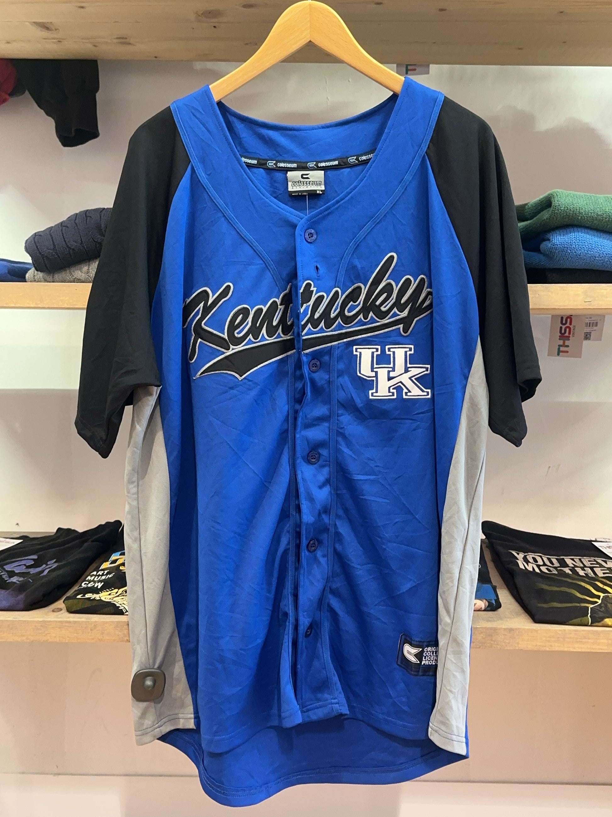 XL - Kentucky Wildcats Colosseum Baseball Jersey