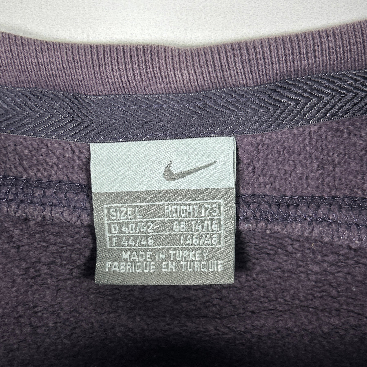 S - Nike 2000's Purple Long Sleeve Performance Top