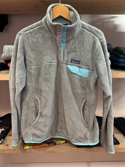 Patagonia Gray Snap-T Fleece Pullover - M
