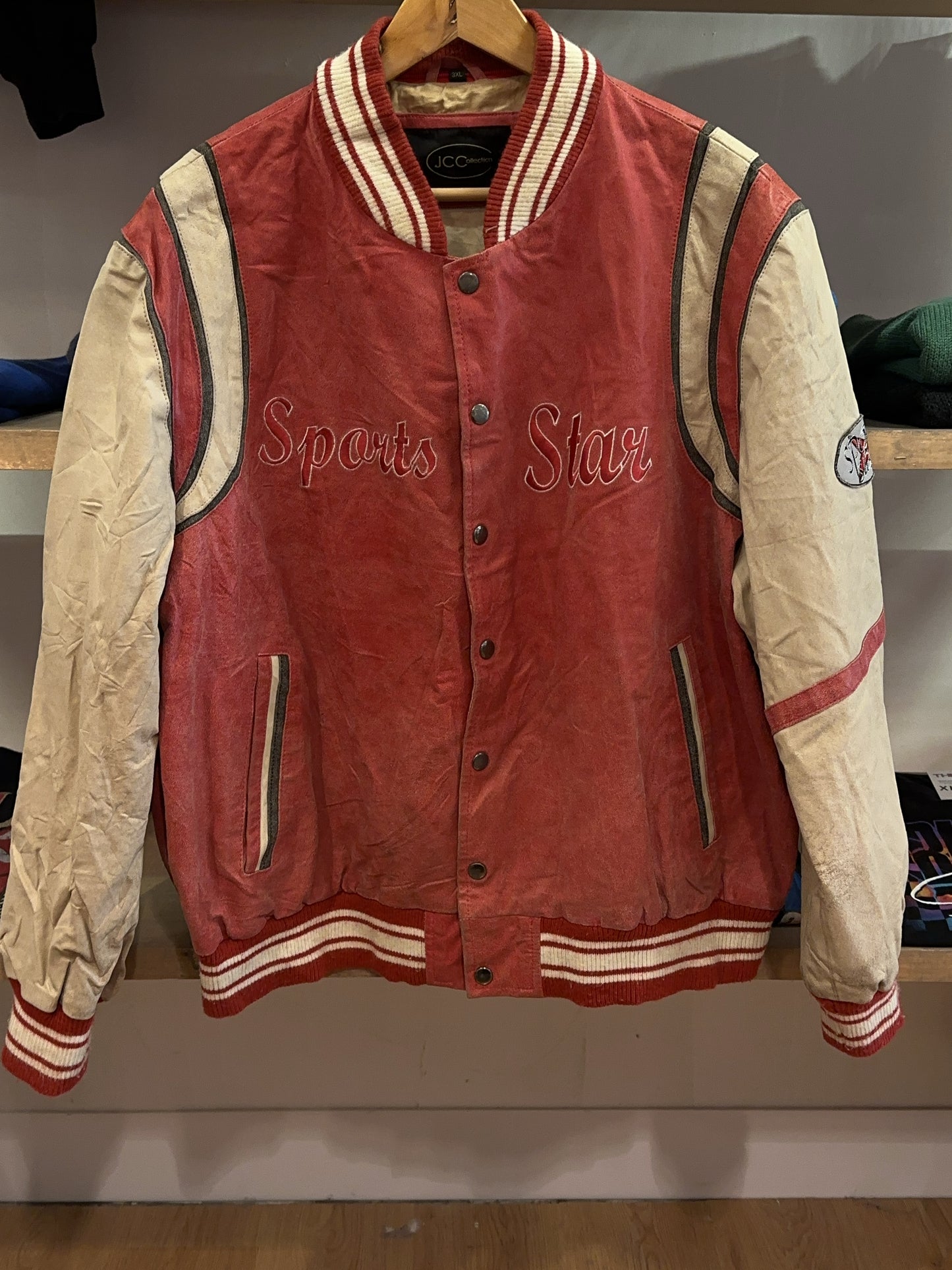 XXXL - Vintage 1990's JCC Collection Sports Star Vintage Varsity Jacket