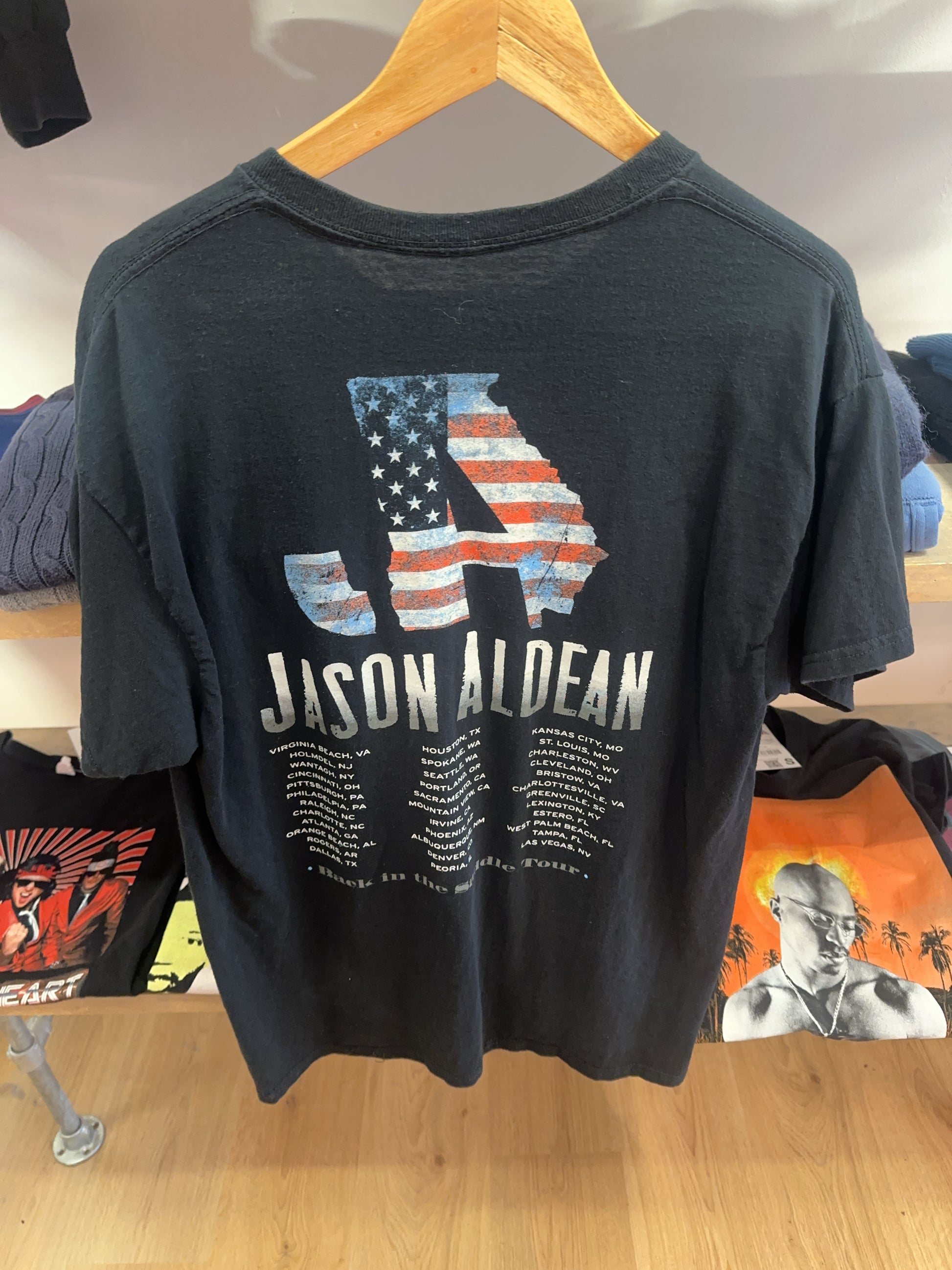 L - Jason Aldean Band T-shirt