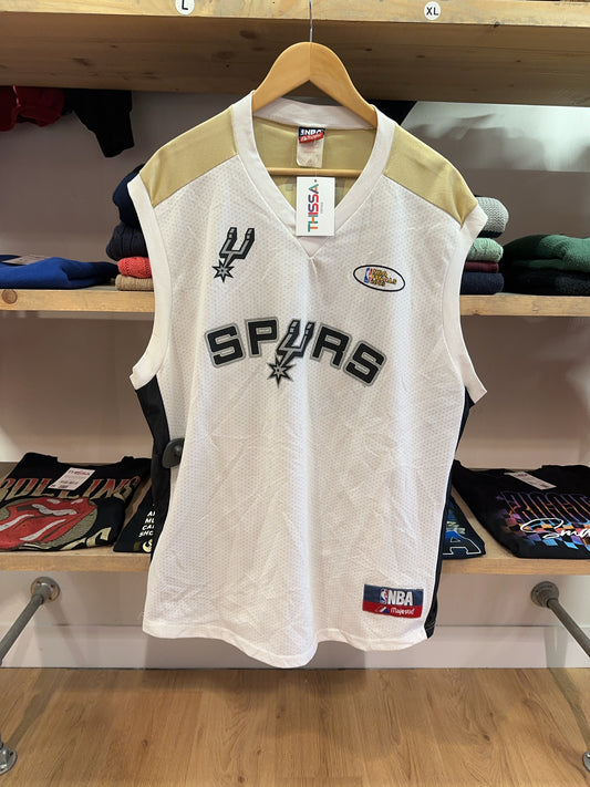 XXL - 2002-03 San Antonio Spurs Majestic NBA Jersey Duncan #21