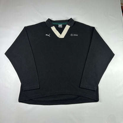 M - 2010's Puma Mercedes-AMG Petronas Formula One Team Long Sleeve Polo Shirt