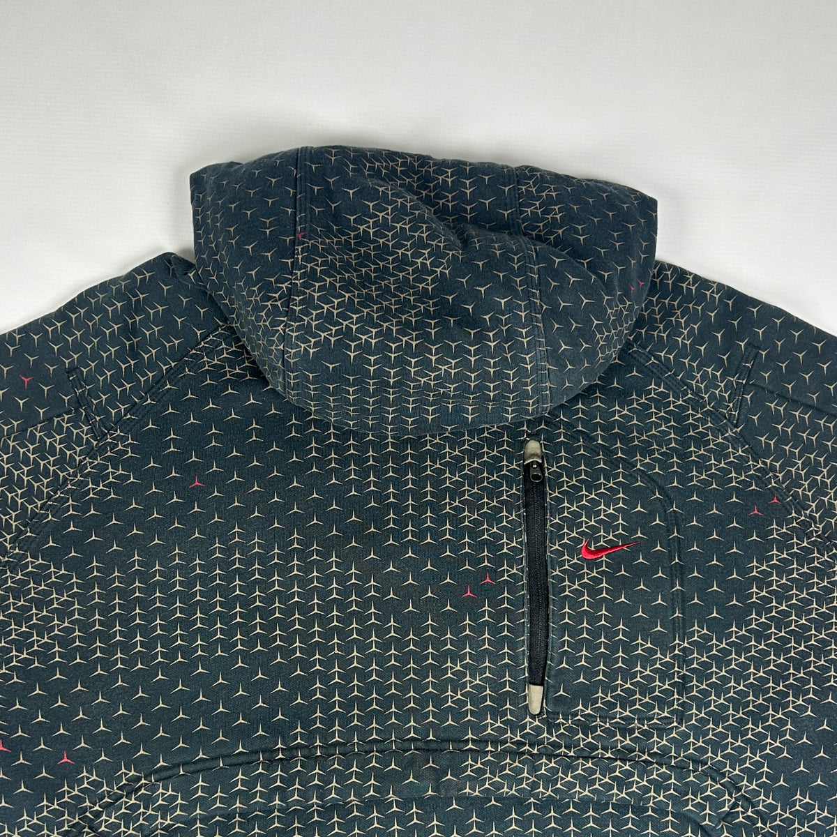 XL - Vintage 2000's Nike Air Patterned Pullover Hoodie Ninja Monogram