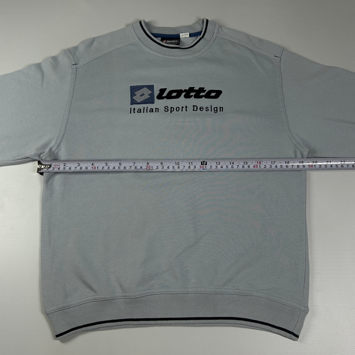 XS - 1990's Lotto Italian Sport Design Grey Sweatshirt