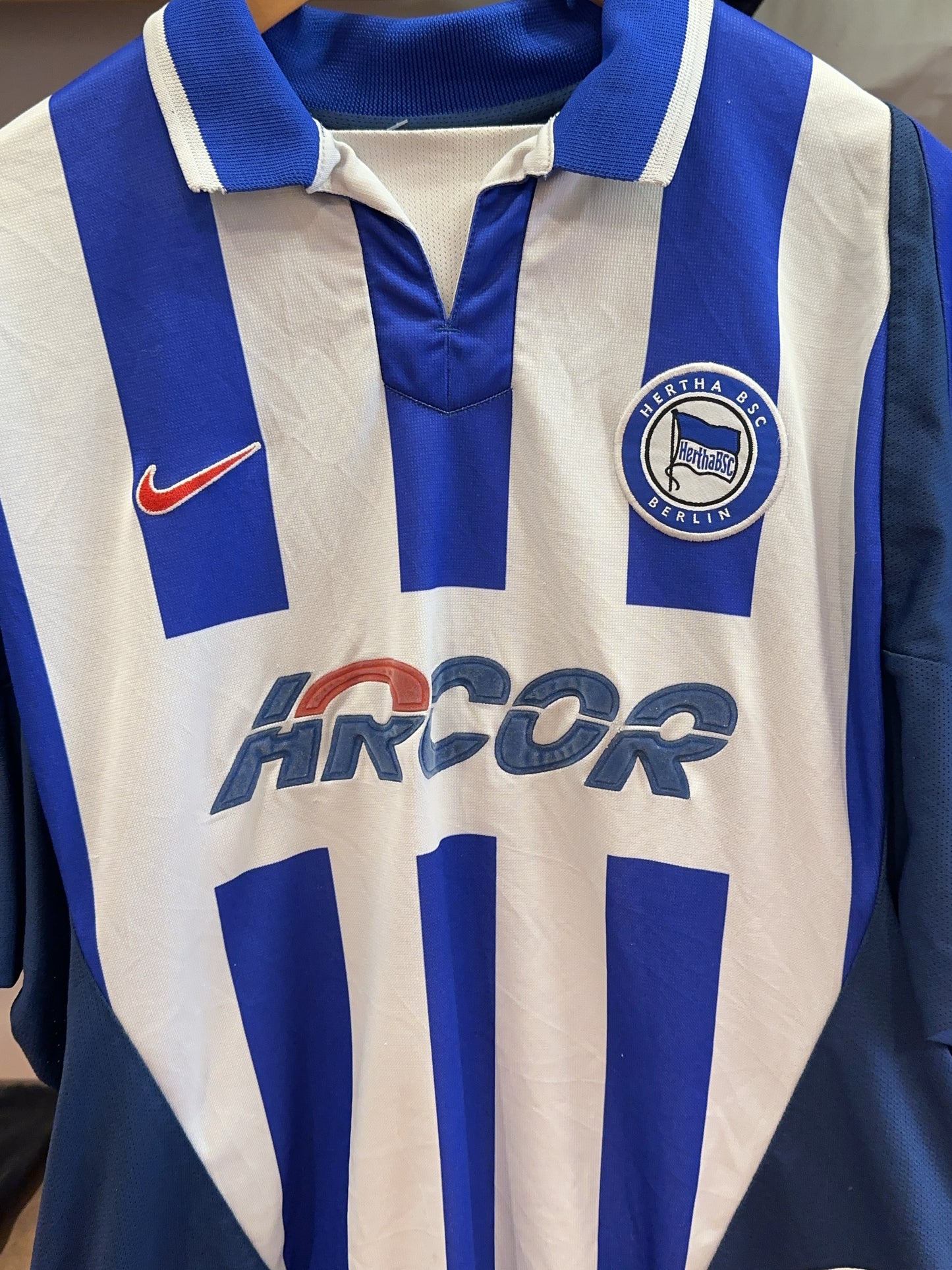 2002-2004 Hertha BSC Nike Home Football Shirt - L
