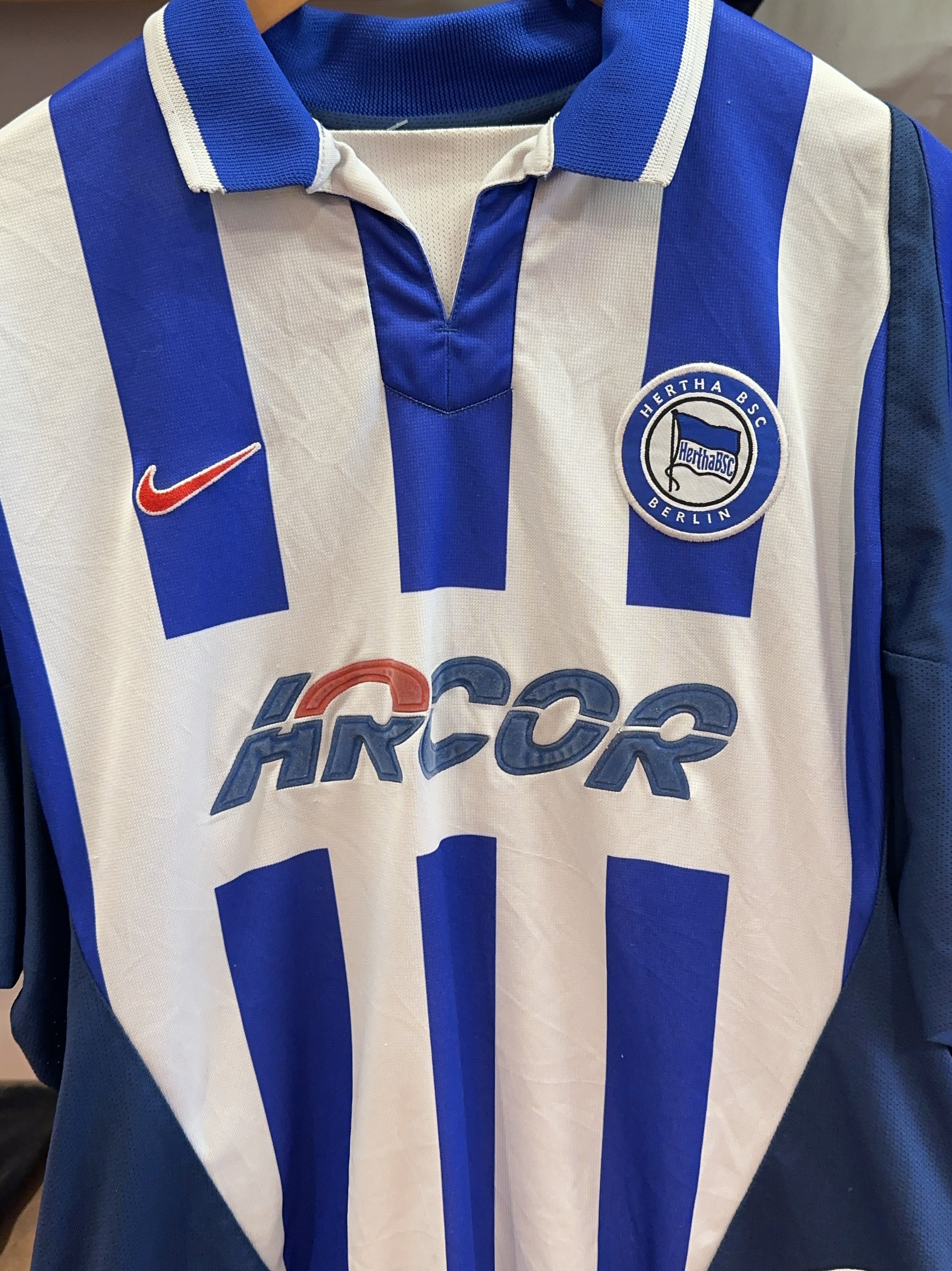 2002-2004 Hertha BSC Nike Home Football Shirt - L