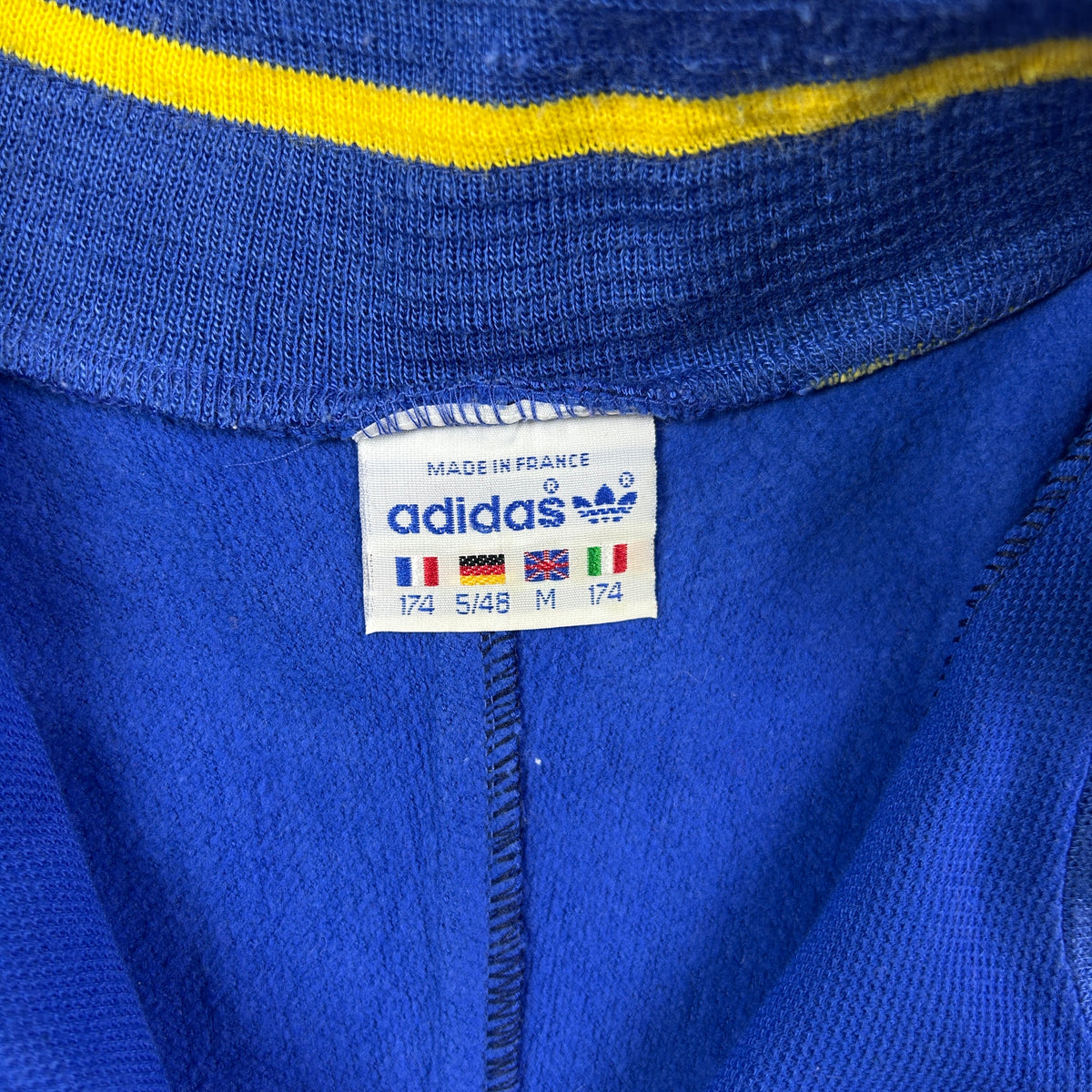 M - 1990's Adidas Blue Zip-Up Track Jacket