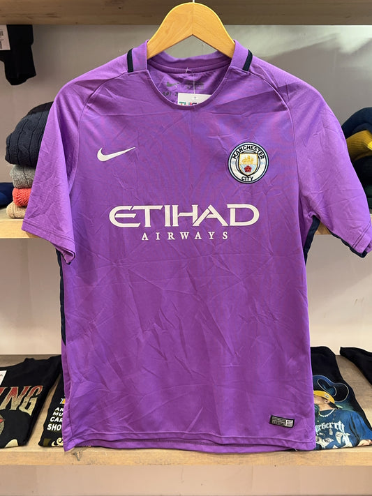 2017-2018 Manchester City Nike Away Football Shirt - M