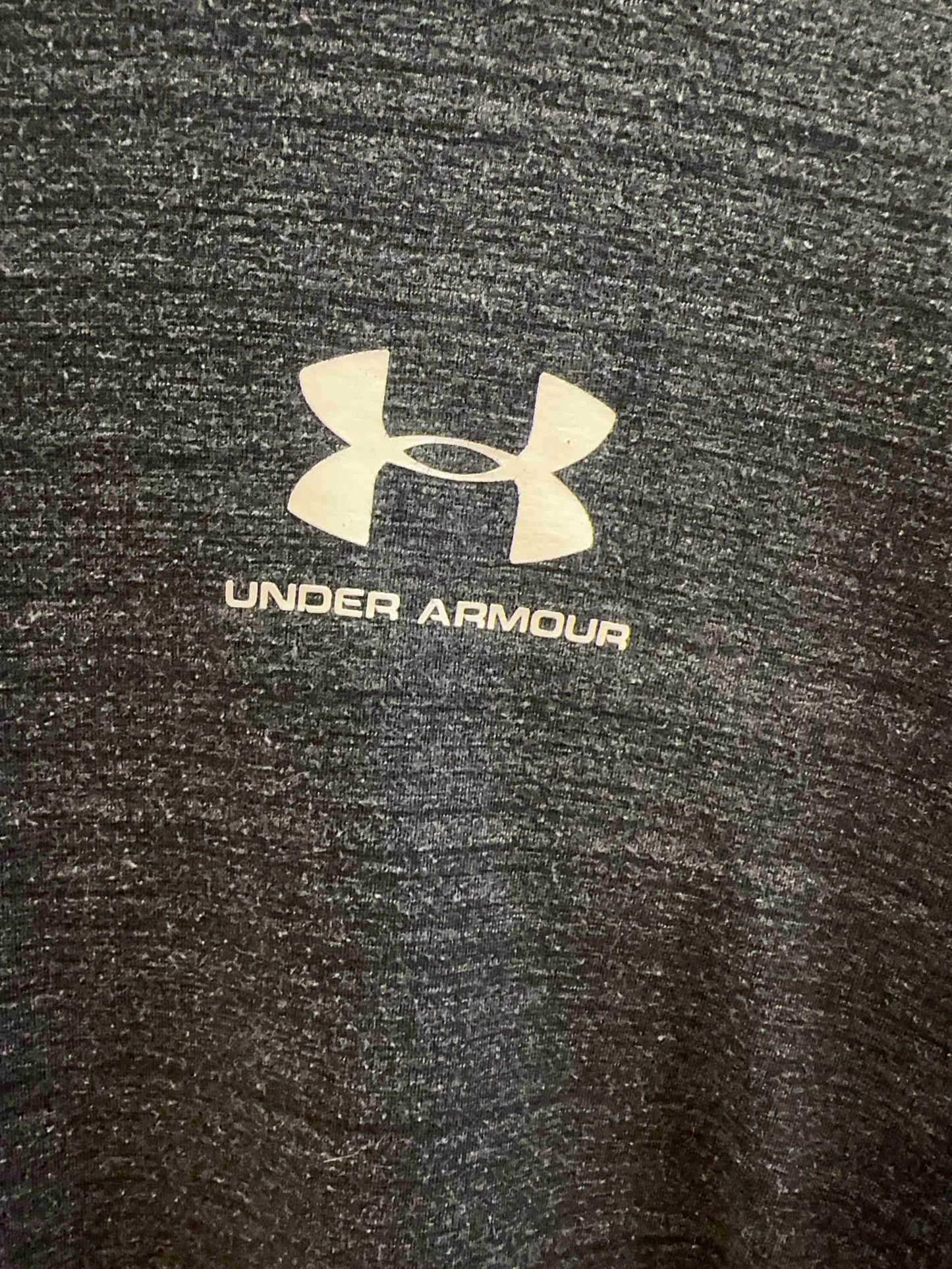 Under Armour HeatGear Charcoal Heather Loose Fit Performance T-Shirt XL