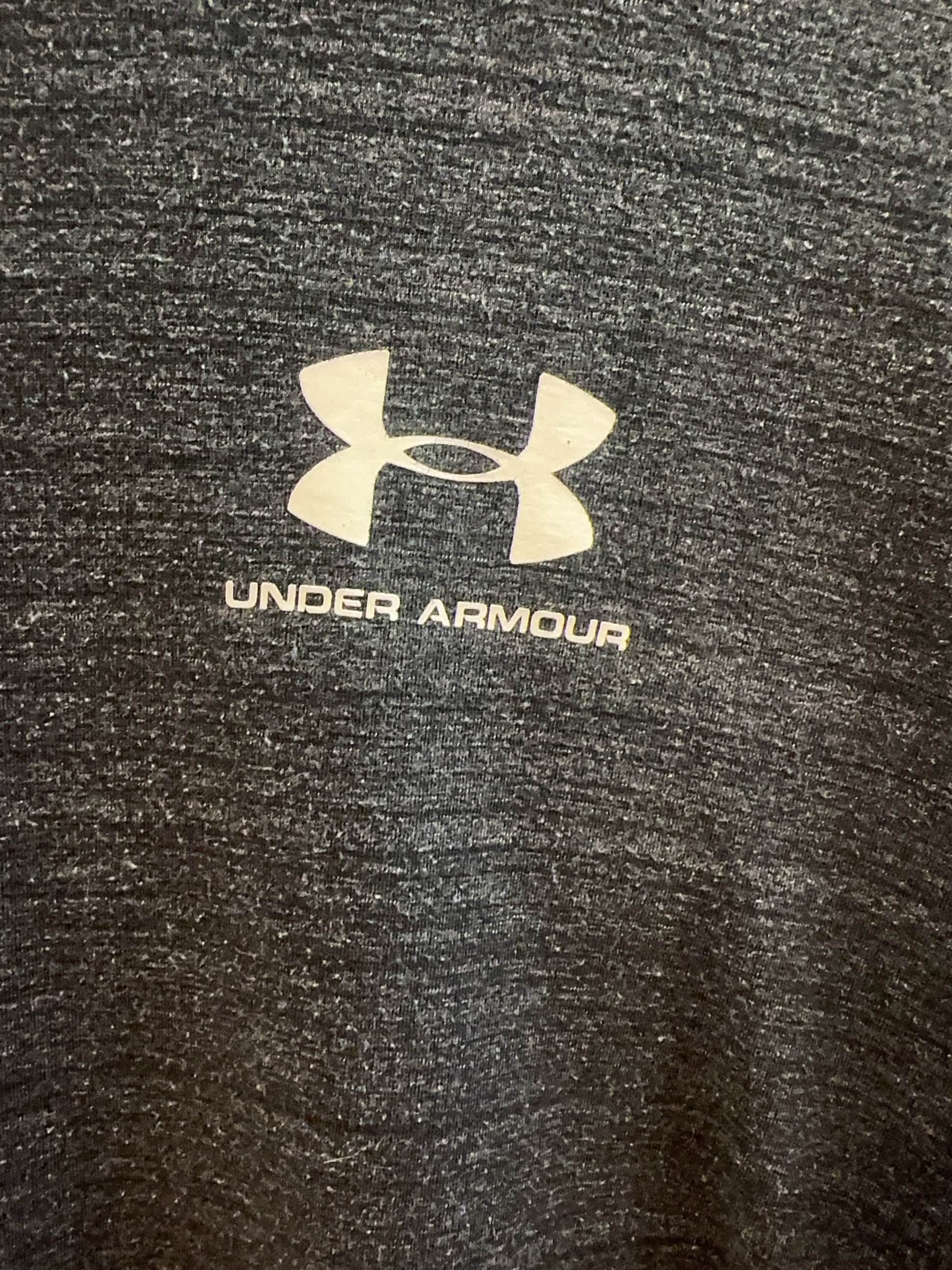 Under Armour HeatGear Charcoal Heather Loose Fit Performance T-Shirt XL