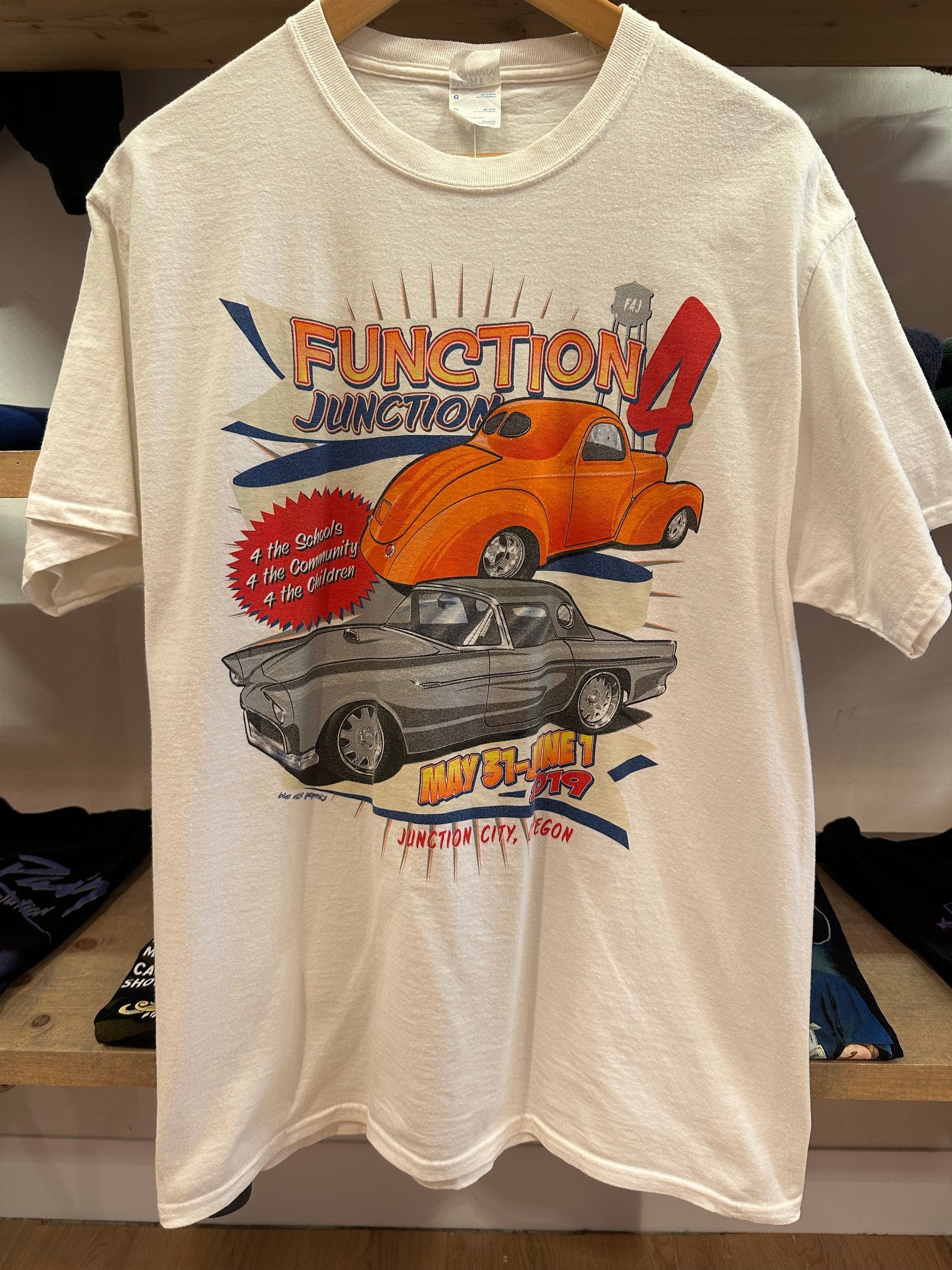 XL - Vintage Junction Junction 4 1999 Car Show Sponsor T-Shirt