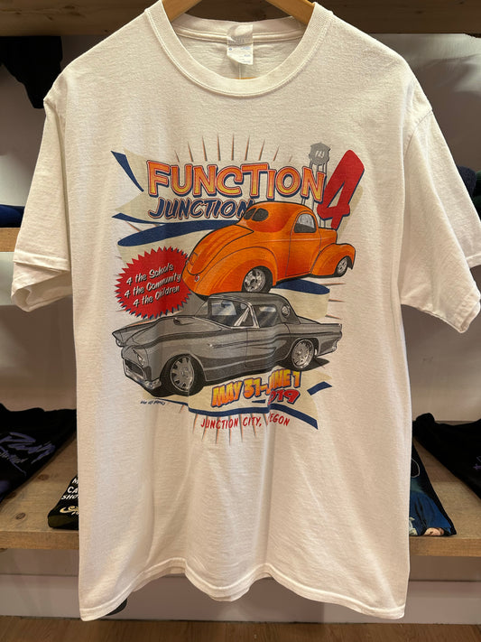XL - Vintage Junction Junction 4 1999 Car Show Sponsor T-Shirt
