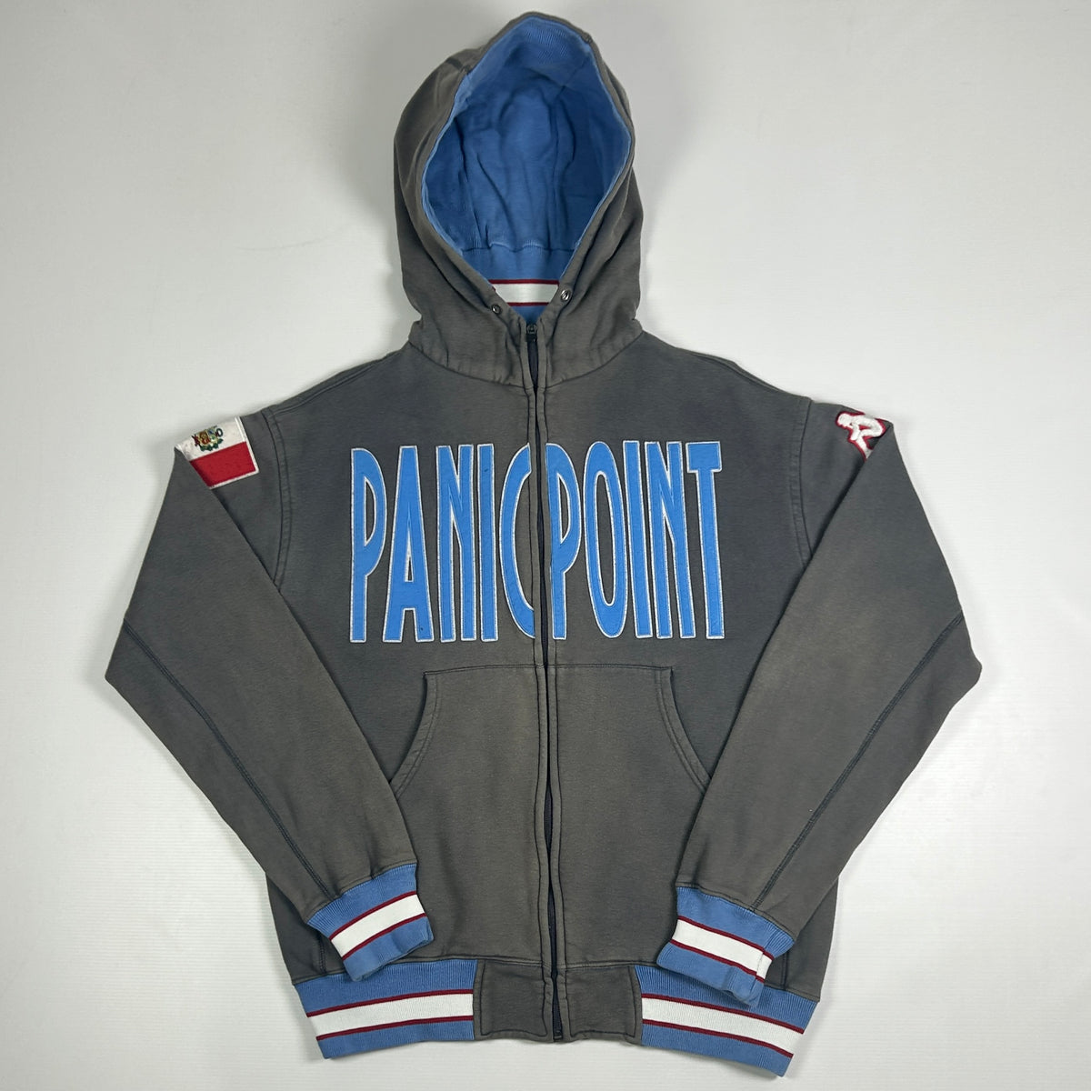 M - Vintage 2000's Kappa Panin Point Zip-Up Hoodie