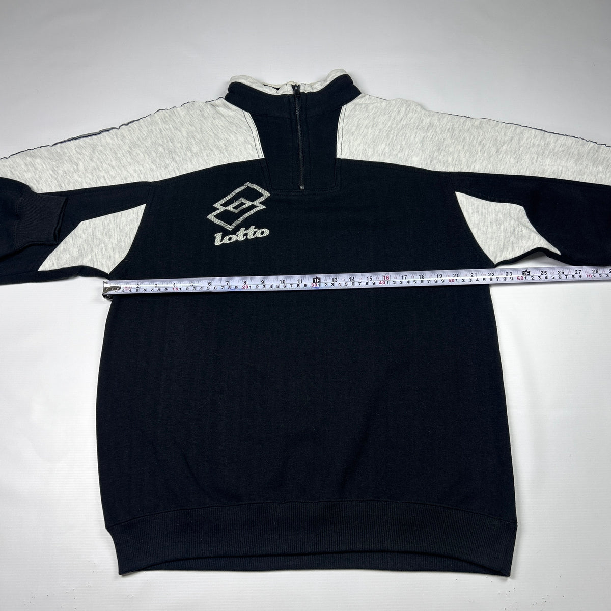 S - 1990's Lotto 1/4 Zip Colorblock Sweatshirt