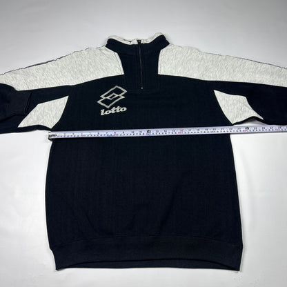 S - 1990's Lotto 1/4 Zip Colorblock Sweatshirt