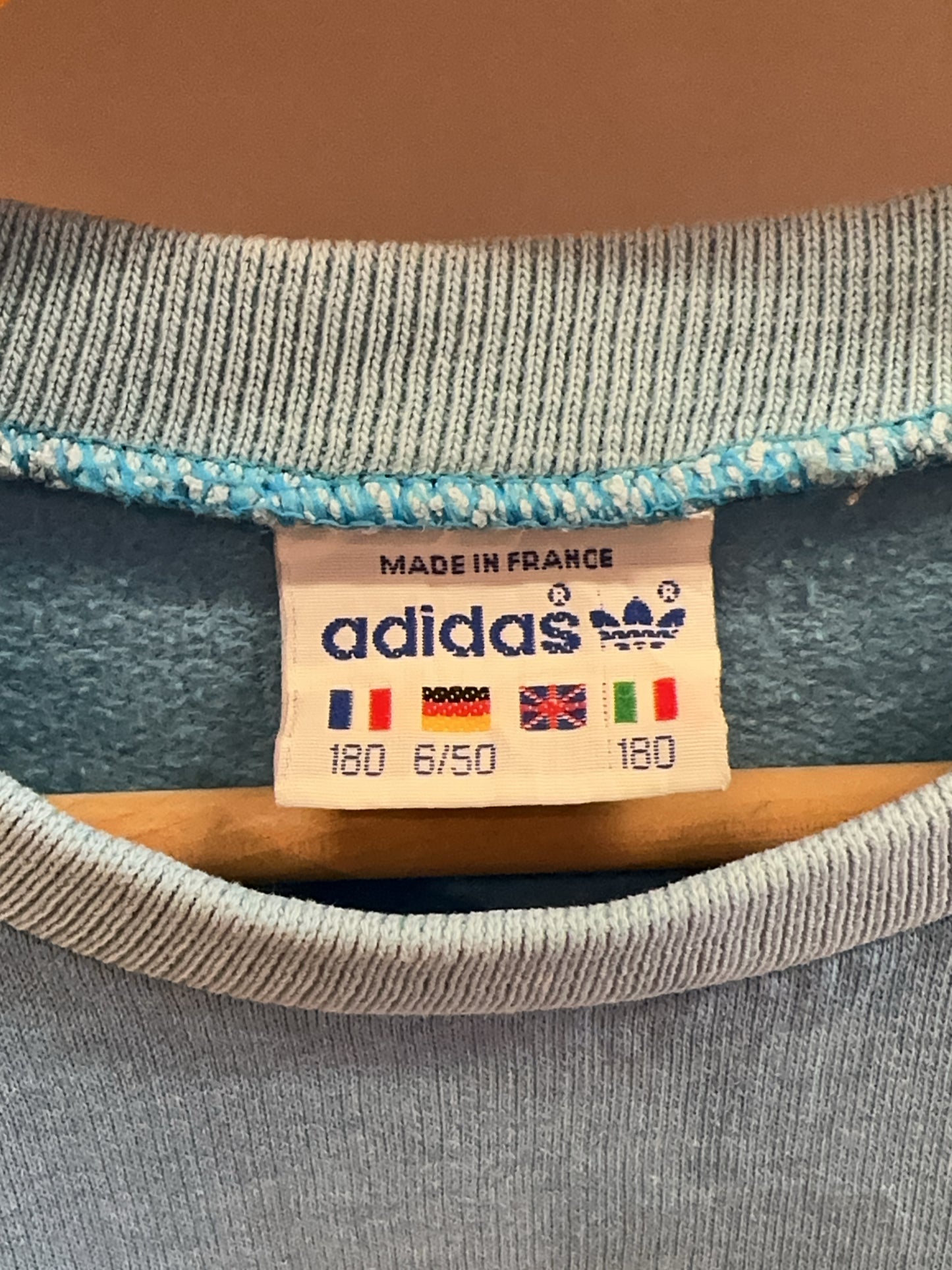 L - Vintage 1990's Adidas Short Sleeved Sweatshirt