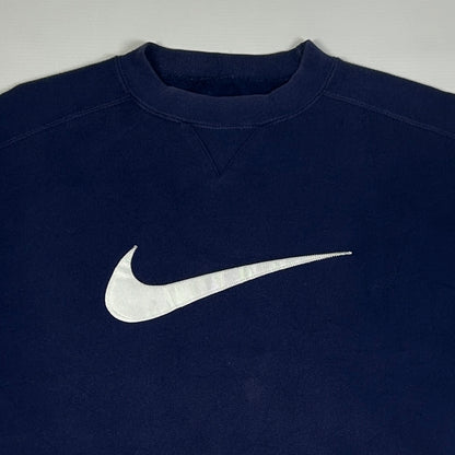 S - Vintage 2000's Nike Big Swoosh Sweatshirt