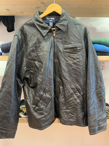 L - Vintage 1990's Ralph Lauren Leather Jacket