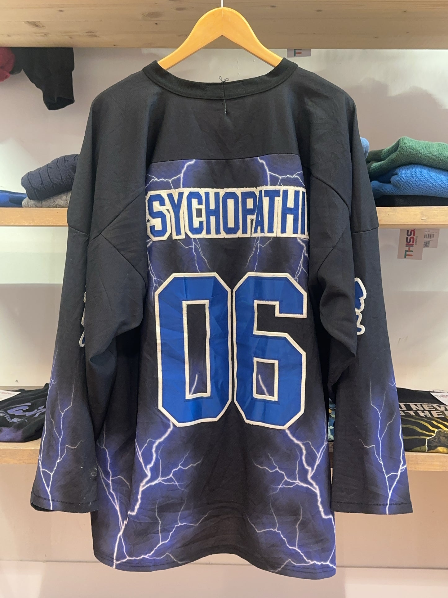 XXL - Psychopath 06 Lightning Graphic Icehockey Jersey