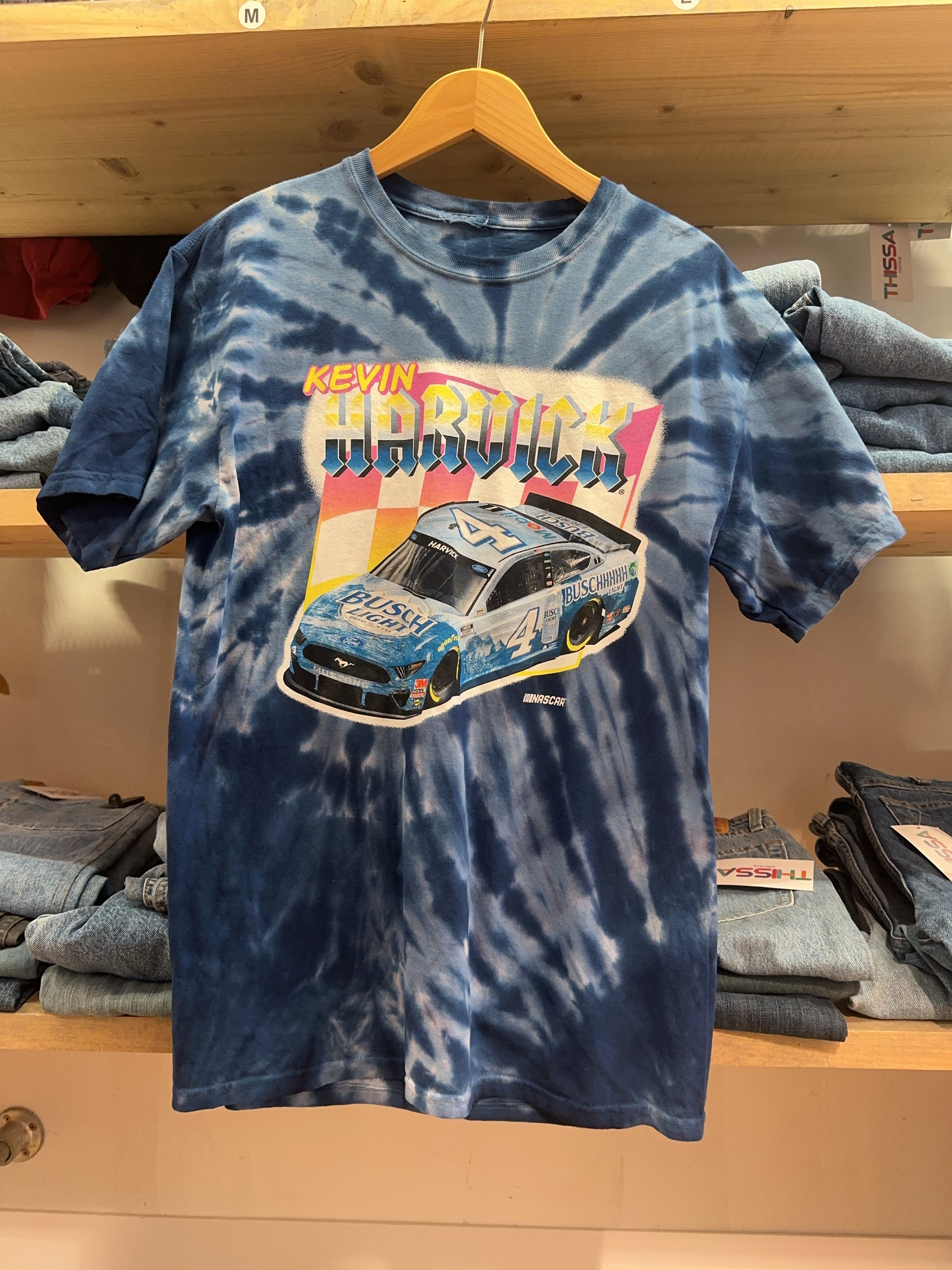 XL - Kevin Harvick Tie-Dye Nascar Graphic T-Shirt