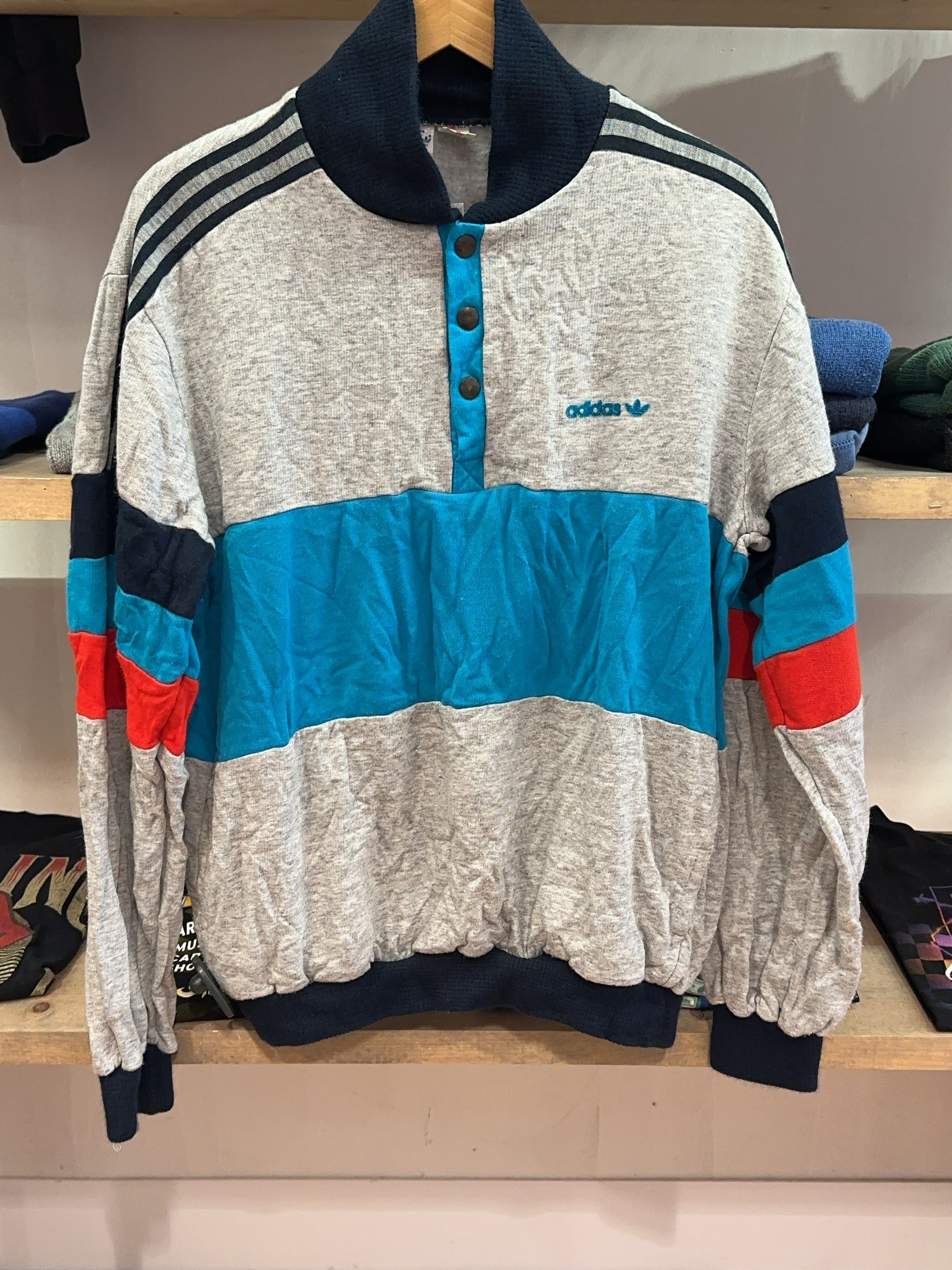 L - Vintage 1980's Adidas Sweatshirt
