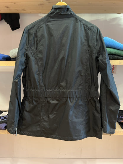 L - Barbour Black Lightweight Zip-Front Jacket