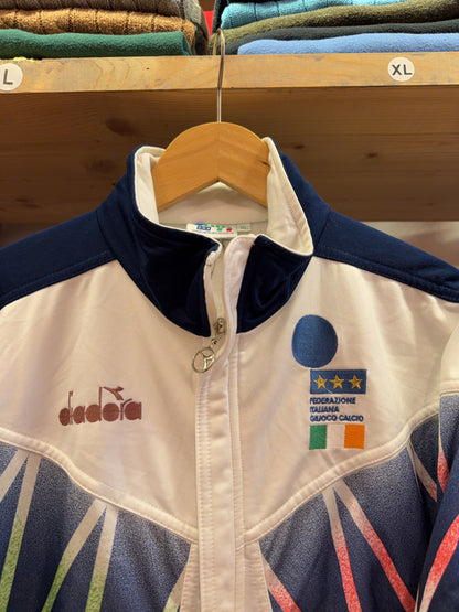 Vintage 1994 Diadora Italy World Cup National Team Football Track Jacket