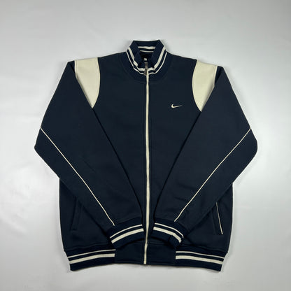 L - 1990's Nike Navy Zip-Up Track Jacket
