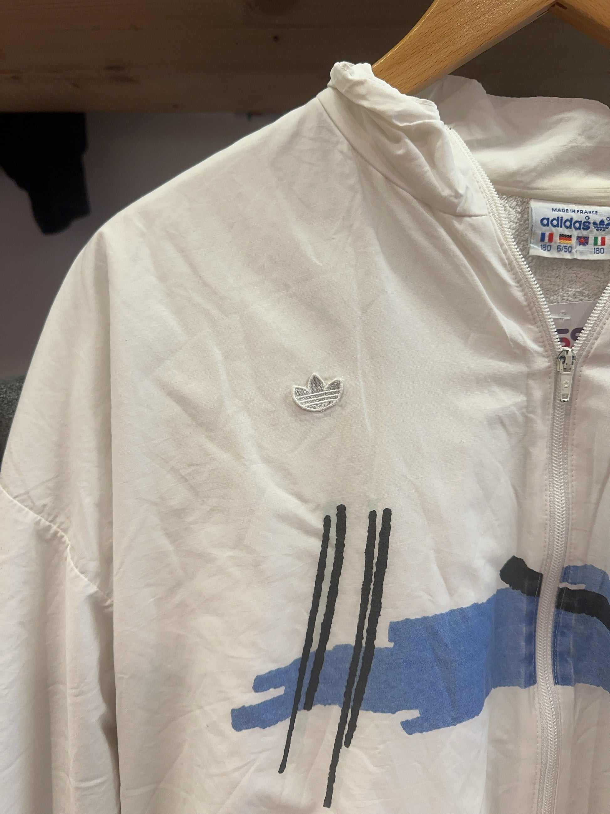 Vintage 1980's Stefan Edberg Tennis Adidas Jacket - M