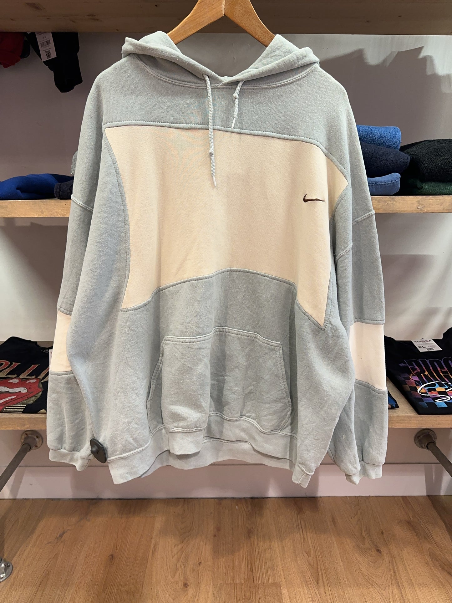 Vintage 2000's Nike Reworked Hoodie - L