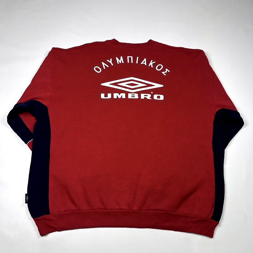 XL - 2000-2001 Olympiakos Umbro Crewneck Sweatshirt