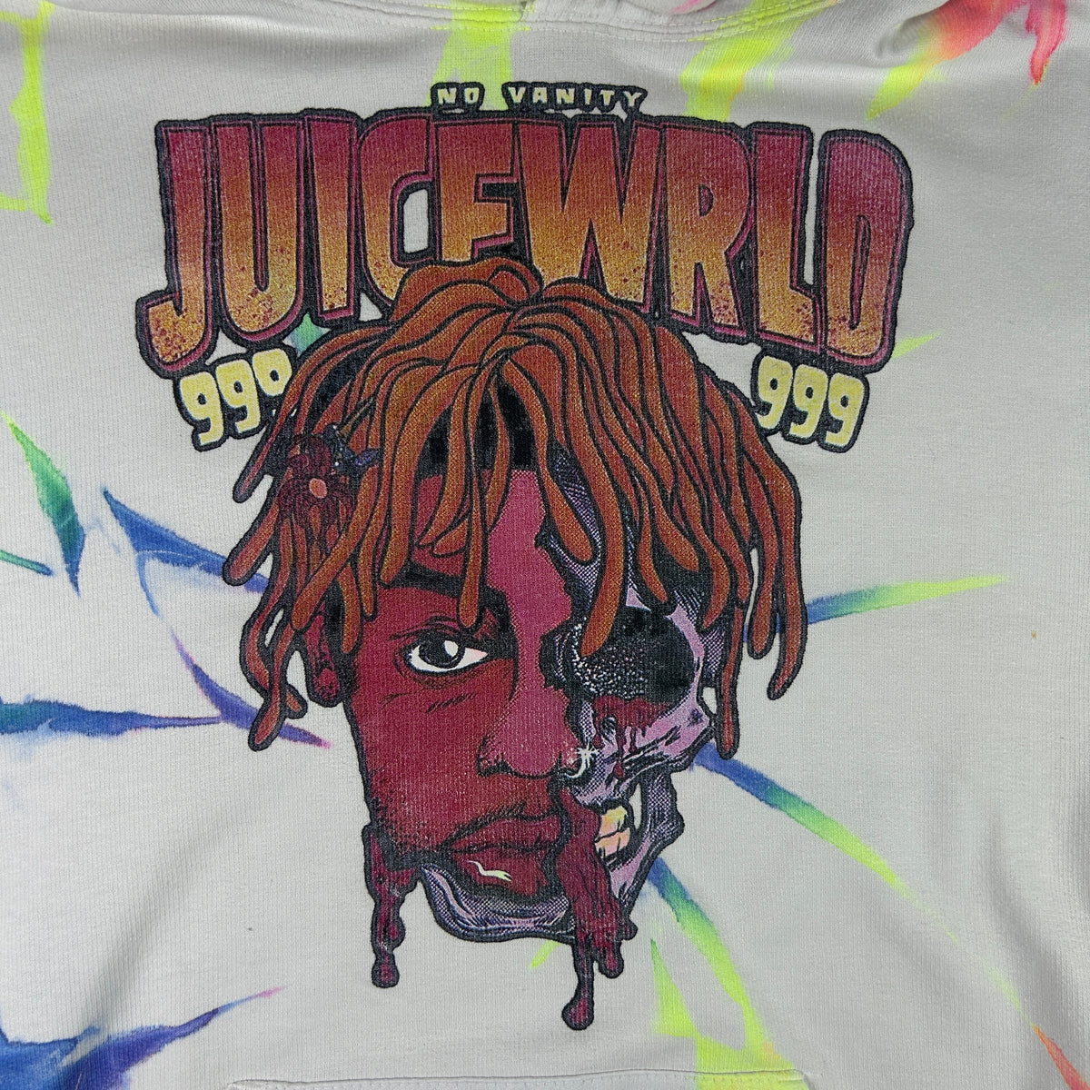 L - 2010's Juice Wrld Tie-Dye Graphic Hoodie