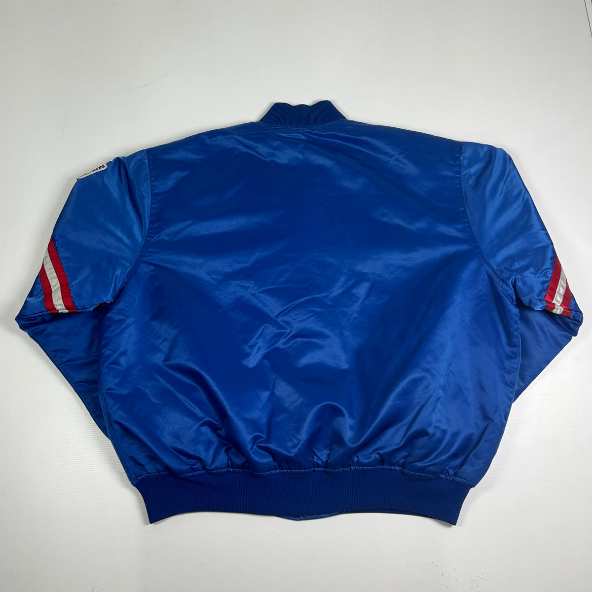 XL - 1980's New York Giants Starter Satin Bomber Jacket