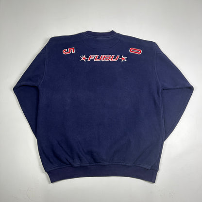 XL - 2000's FUBU Navy Graphic Sweatshirt