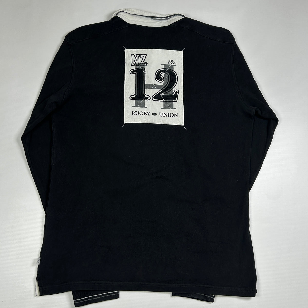 XL - Vintage 2000's Kappa NZ New Zealand Rugby Union Longsleeve Polo