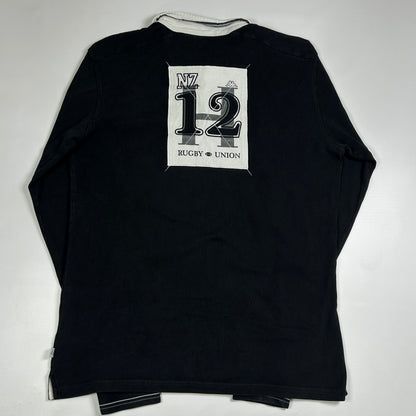 XL - Vintage 2000's Kappa NZ New Zealand Rugby Union Longsleeve Polo