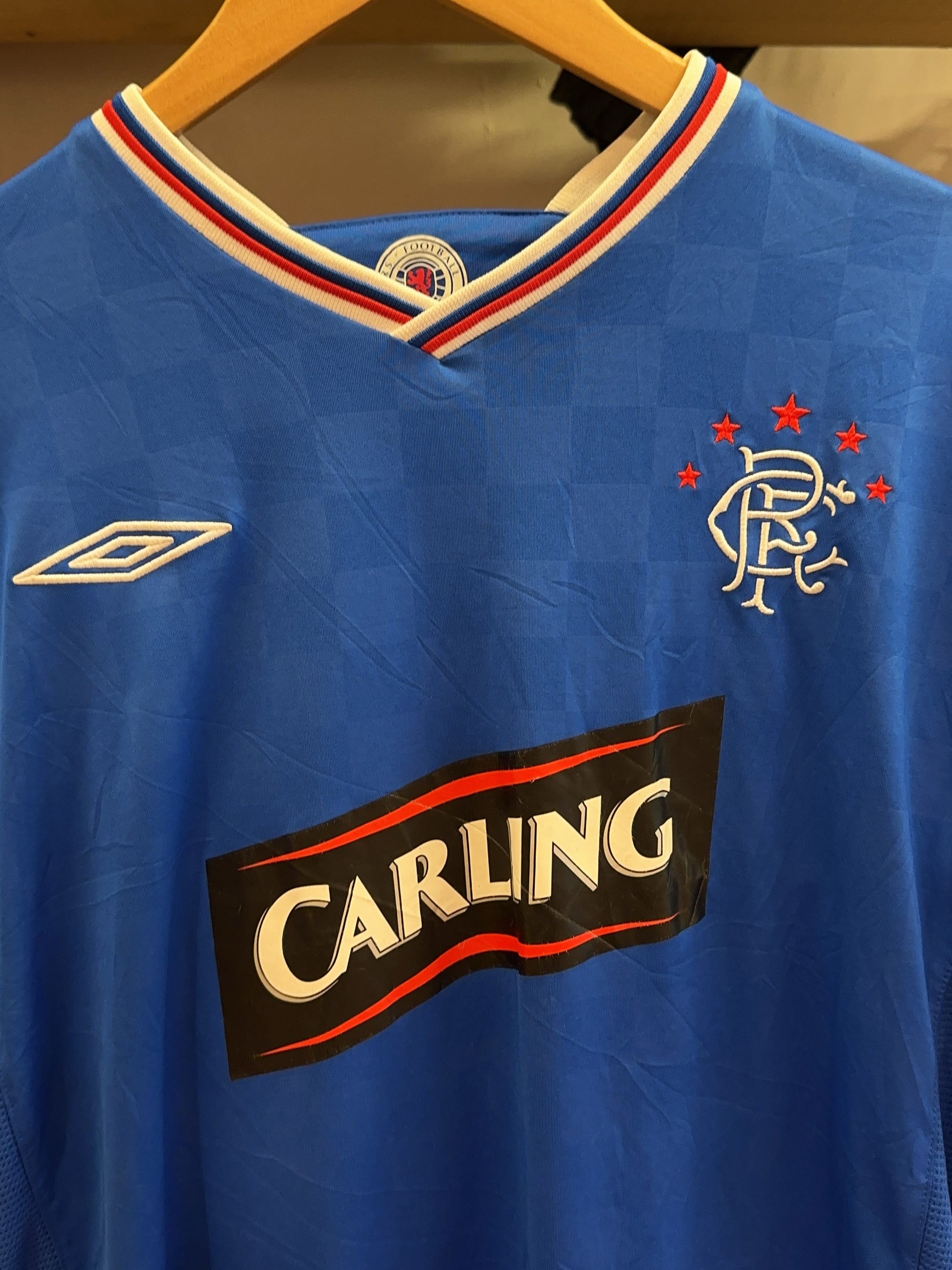 2009-2010 Rangers FC Umbro Home Football Shirt 10 - XL
