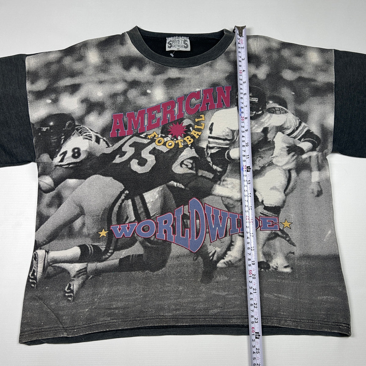 S - American Football 1990's Graphic Long Sleeve T-Shirt