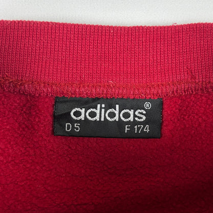 XXL - 1990's Adidas Red Vintage Trefoil Sweatshirt