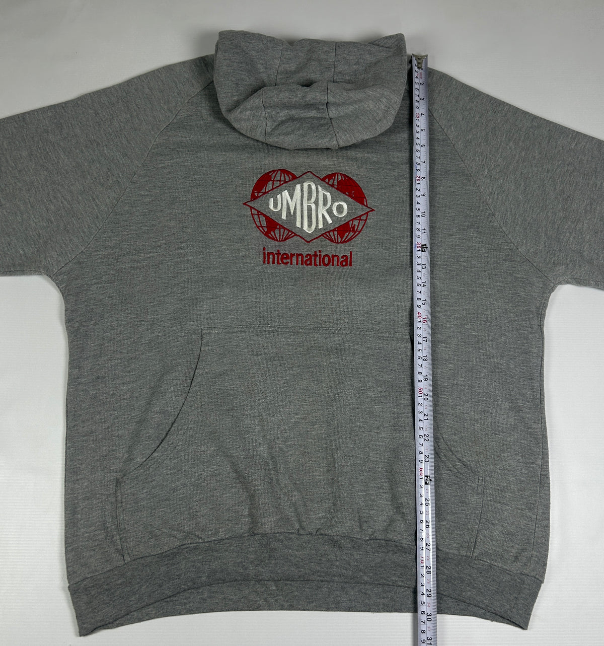 XL - Vintage 1990's Umbro International Grey Hoodie