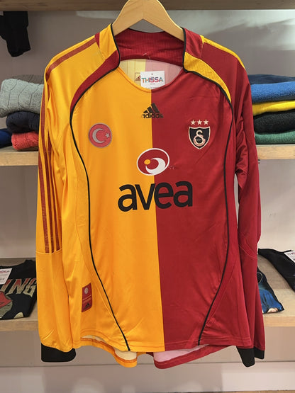 2005-2006 Galatasaray Adidas Home Football Shirt - XL