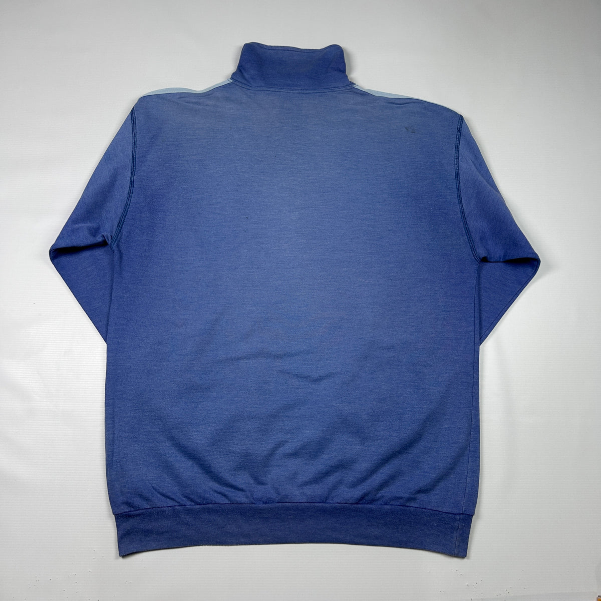 M - 1980's Adidas Blue Quarter Zip Track Jacket
