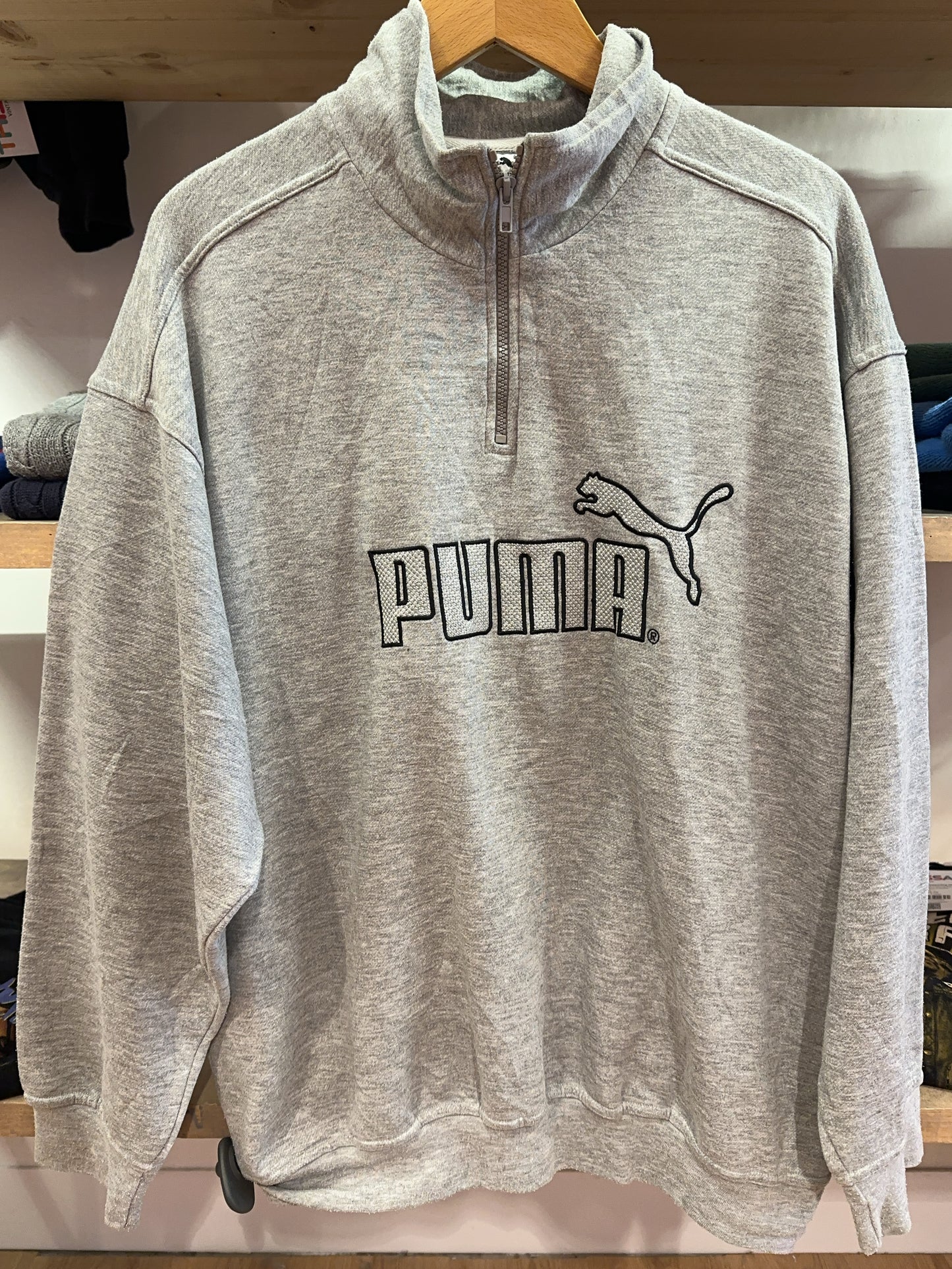 M - Vintage 1980's Puma Quarterzip