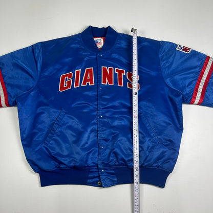 XL - 1980's New York Giants Starter Satin Bomber Jacket