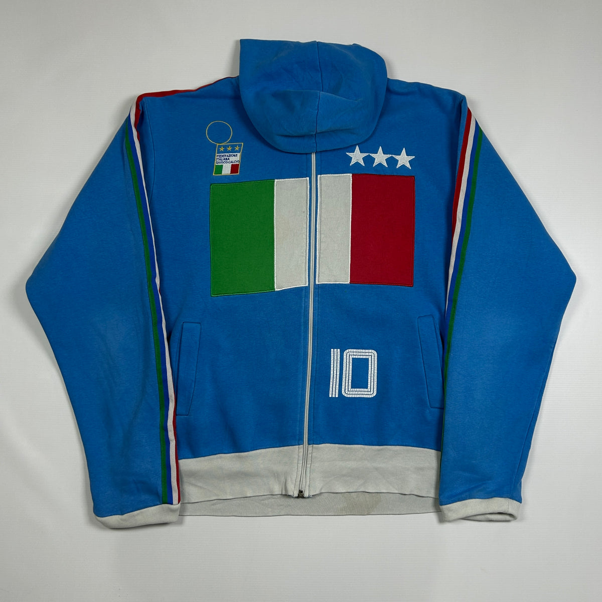 M - Vintage 1990's Italy National Team Zip Hoodie